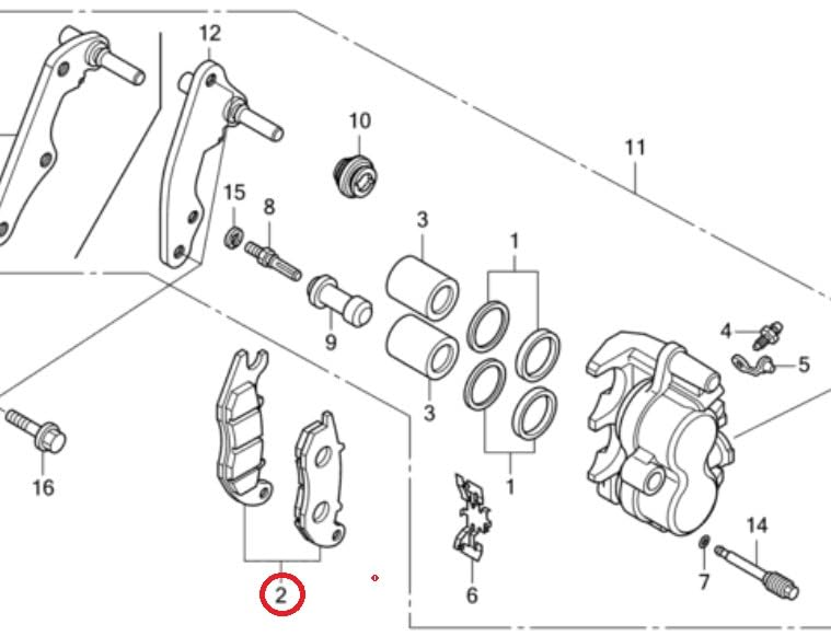 CRF250L用フロントブレーキディスク 45351-KZZ-901純正部品新品 CRF250L用フロントブレーキディスク 45351-KZZ-901純正部品新品